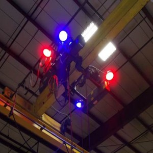 24 LED 9-60V ponto vermelho linha vermelha torre guindaste aéreo luz